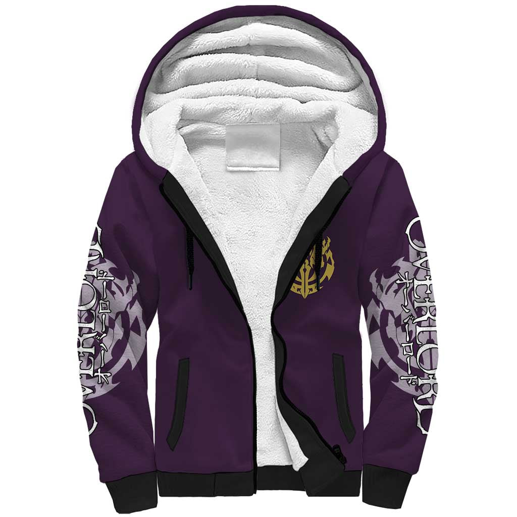 Ainz Ooal Gown Overlord Sherpa Hoodie Anime Style