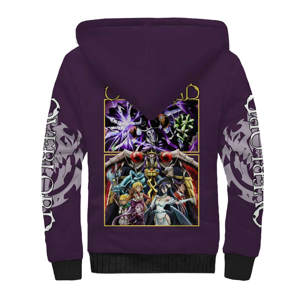Ainz Ooal Gown Overlord Sherpa Hoodie Anime Style