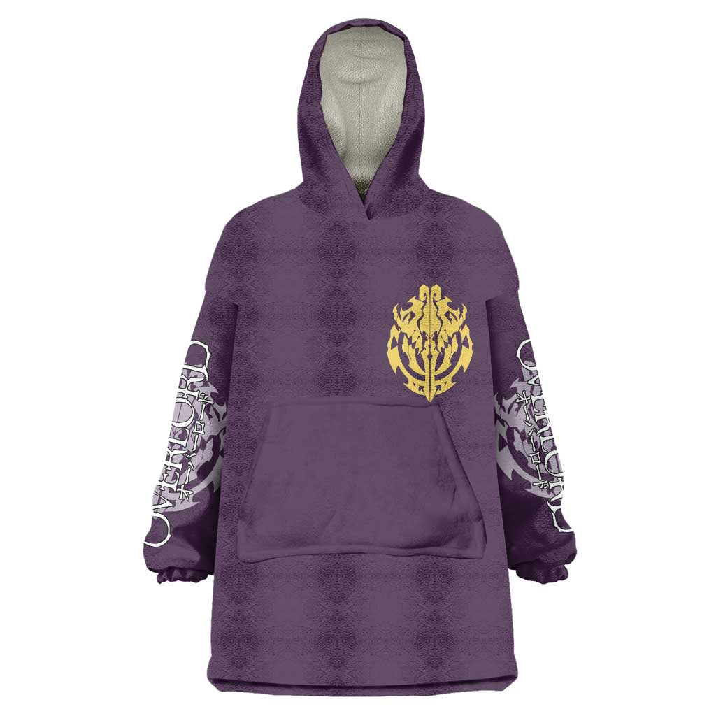 Ainz Ooal Gown Overlord Wearable Blanket Hoodie Anime Style