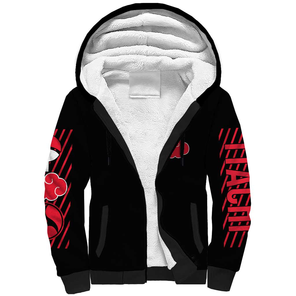 Uchiha Itachi V3 Naruto Sherpa Hoodie Anime Style