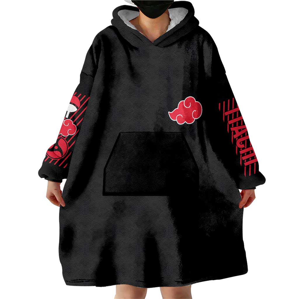 Uchiha Itachi V3 Naruto Wearable Blanket Hoodie Anime Style