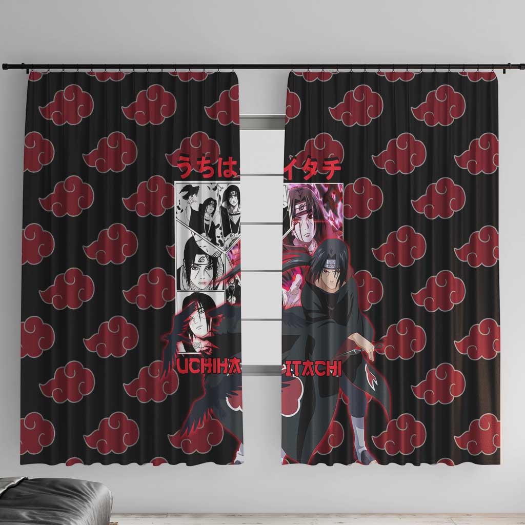 Uchiha Itachi V3 Naruto Window Curtain Anime Style