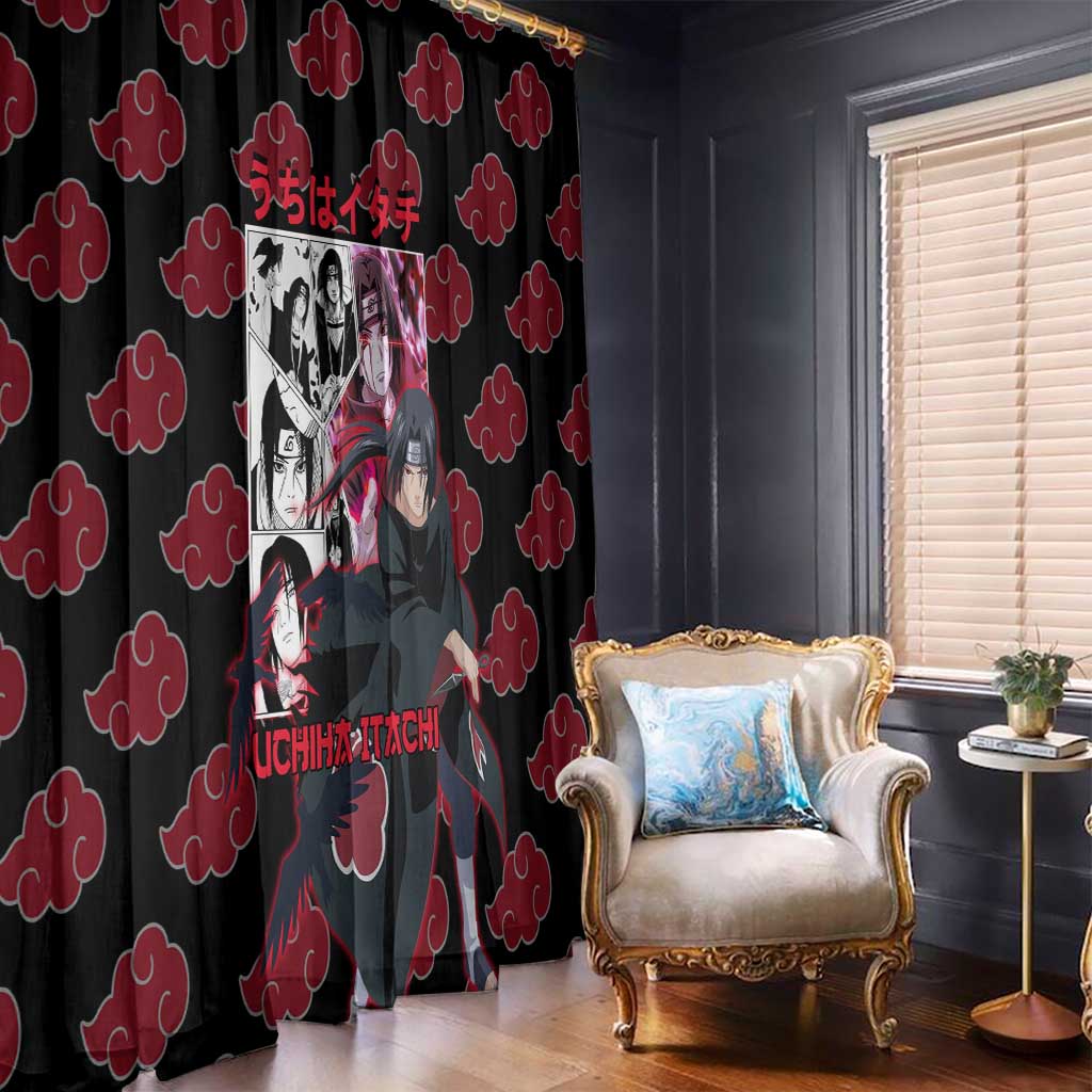 Uchiha Itachi V3 Naruto Window Curtain Anime Style