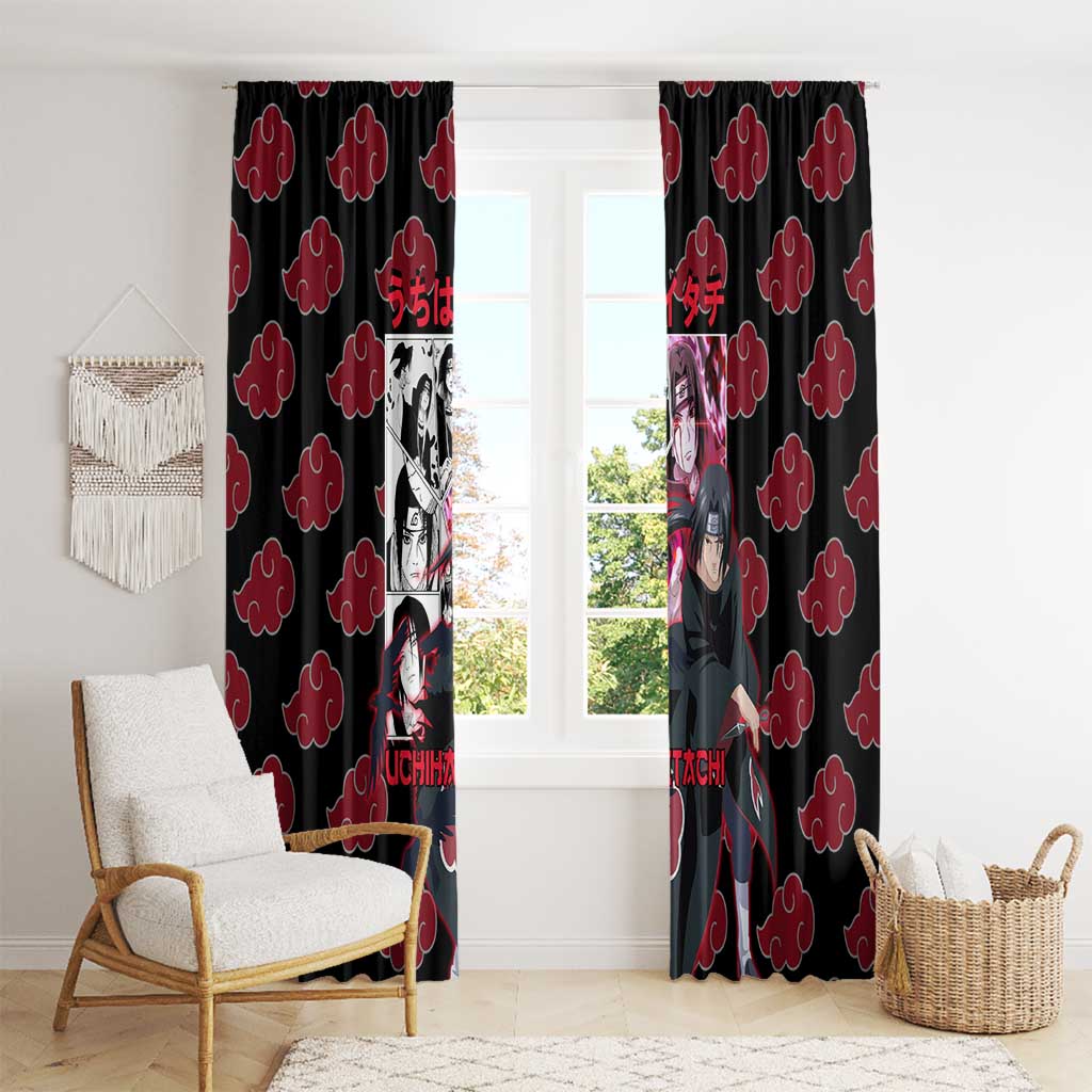 Uchiha Itachi V3 Naruto Window Curtain Anime Style