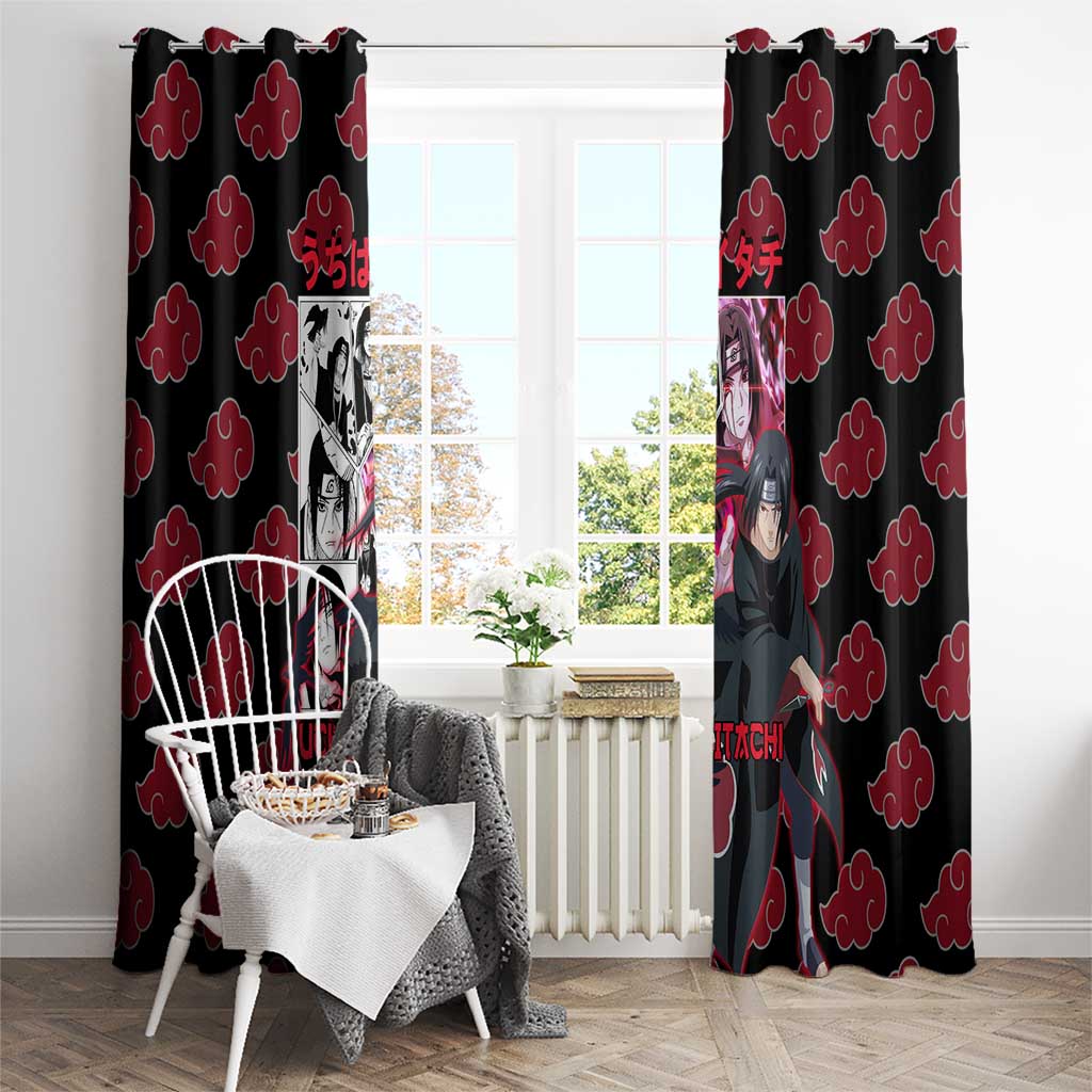 Uchiha Itachi V3 Naruto Window Curtain Anime Style