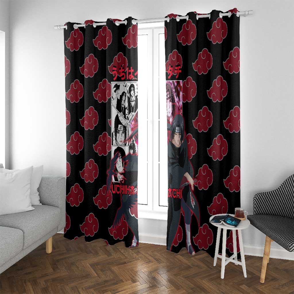 Uchiha Itachi V3 Naruto Window Curtain Anime Style