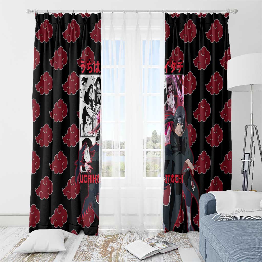 Uchiha Itachi V3 Naruto Window Curtain Anime Style