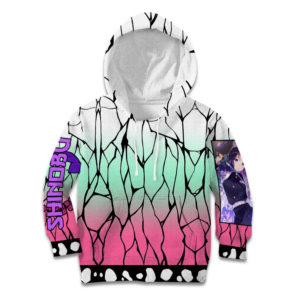 Kocho Shinobu Haori Demon Slayer Kid Hoodie Anime Style
