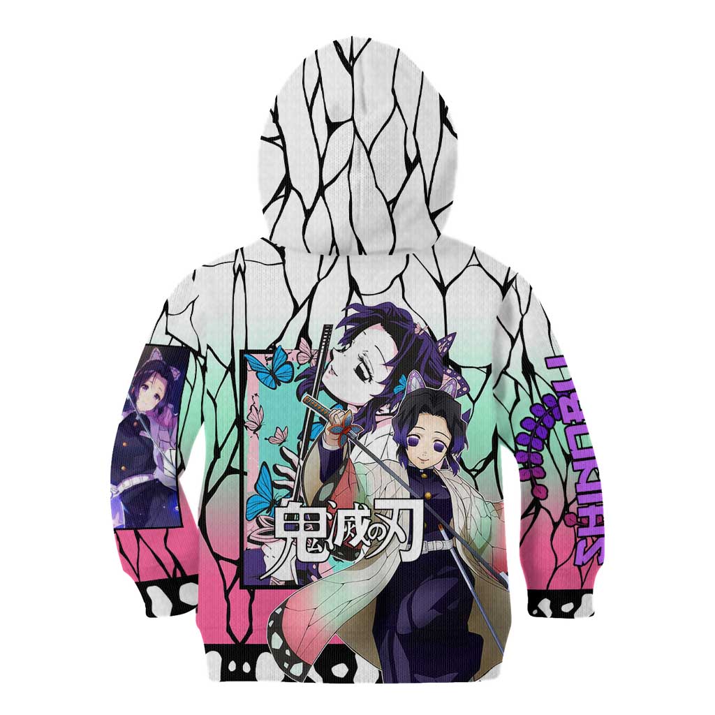 Kocho Shinobu Haori Demon Slayer Kid Hoodie Anime Style