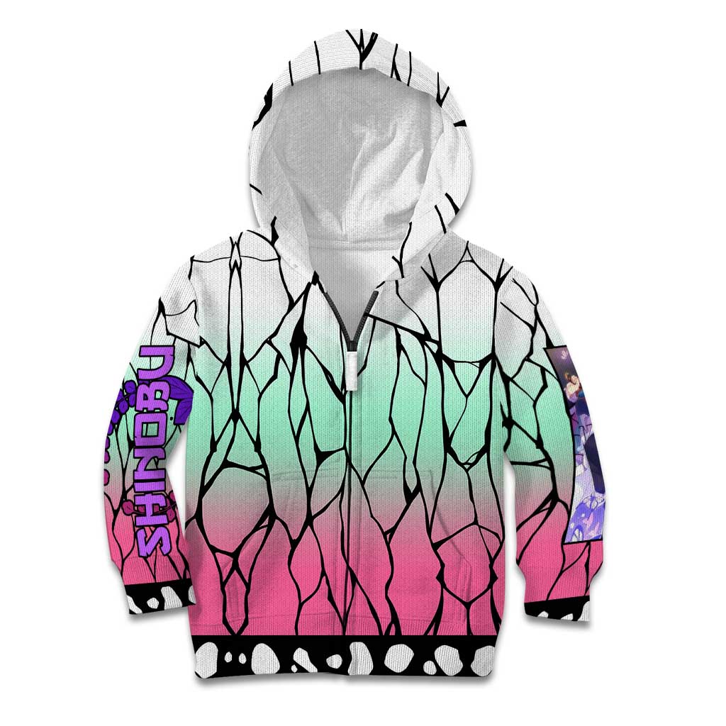 Kocho Shinobu Haori Demon Slayer Kid Hoodie Anime Style
