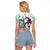 Kocho Shinobu Haori Demon Slayer Raglan Cropped T Shirt Anime Style