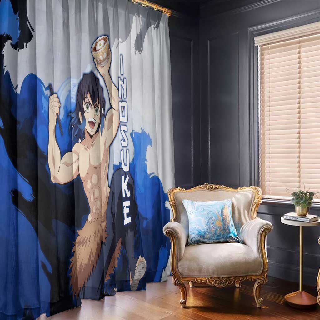 Inosuke - Demon Slayer Window Curtain Anime Style