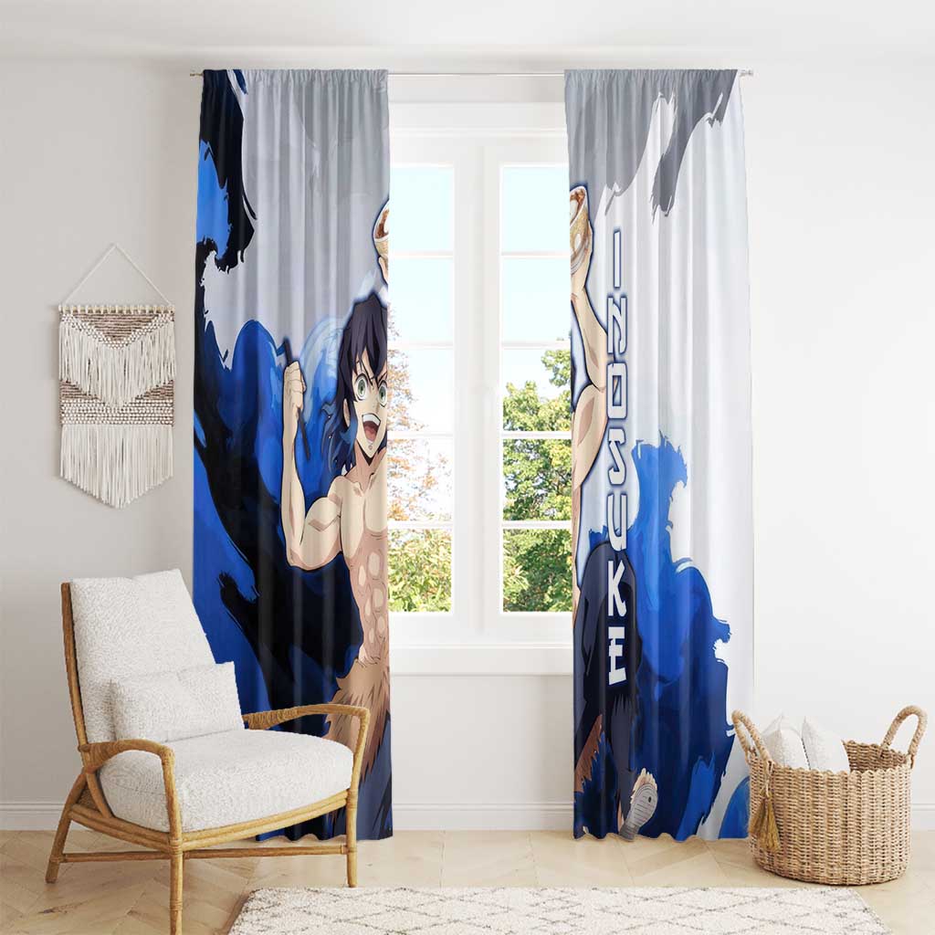 Inosuke - Demon Slayer Window Curtain Anime Style