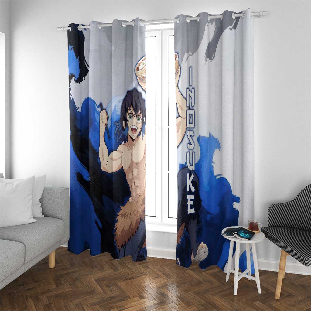 Inosuke - Demon Slayer Window Curtain Anime Style