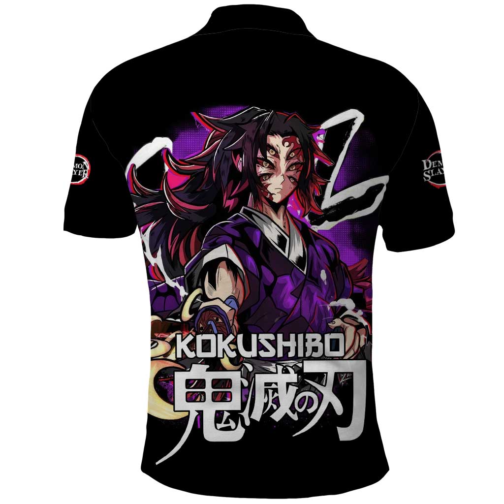 Kokushibo Demon Slayer Polo Shirt Anime Style TS04