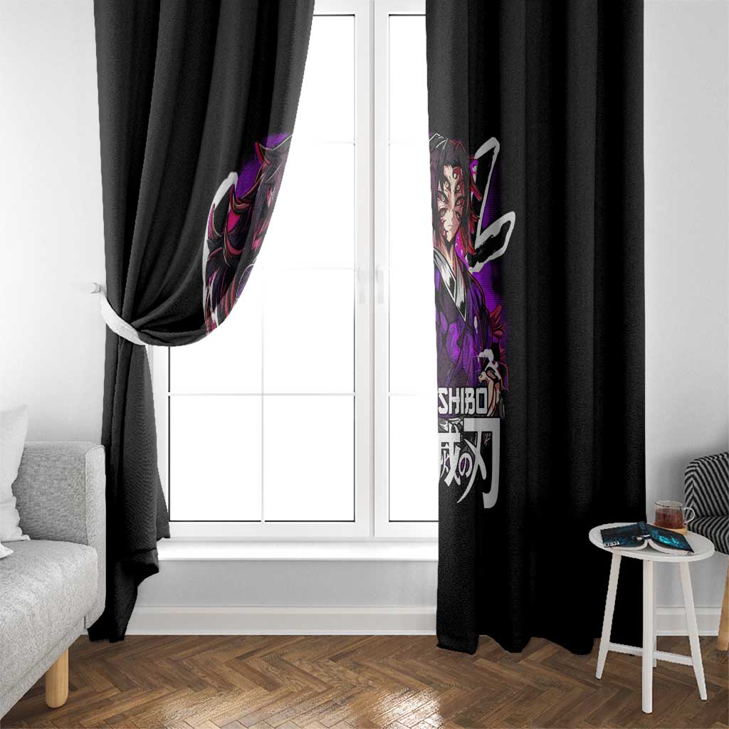 Kokushibo Demon Slayer Window Curtain Anime Style TS04