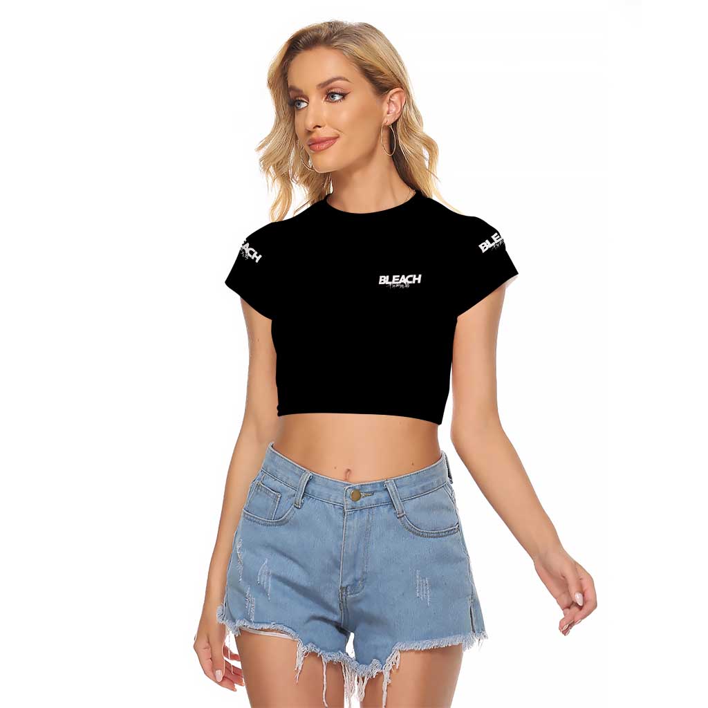 Kurosaki Ichigo TYBWA V3 Bleach Raglan Cropped T Shirt Anime Style