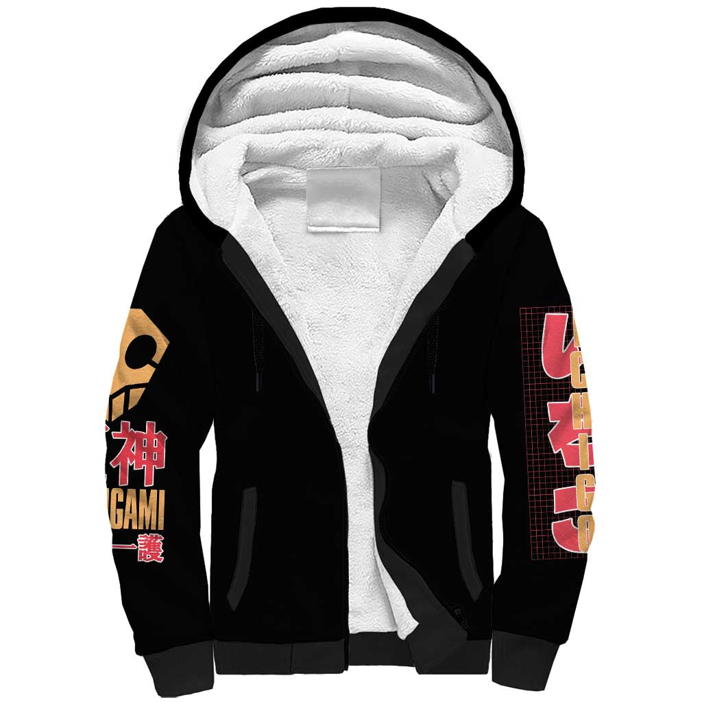 Kurosaki Ichigo TYBWA V3 Bleach Sherpa Hoodie Anime Style