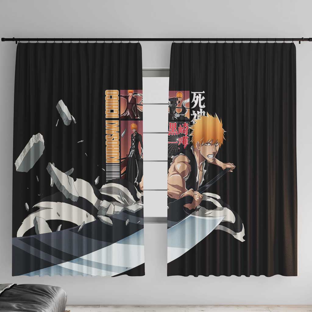 Kurosaki Ichigo TYBWA V3 Bleach Window Curtain Anime Style