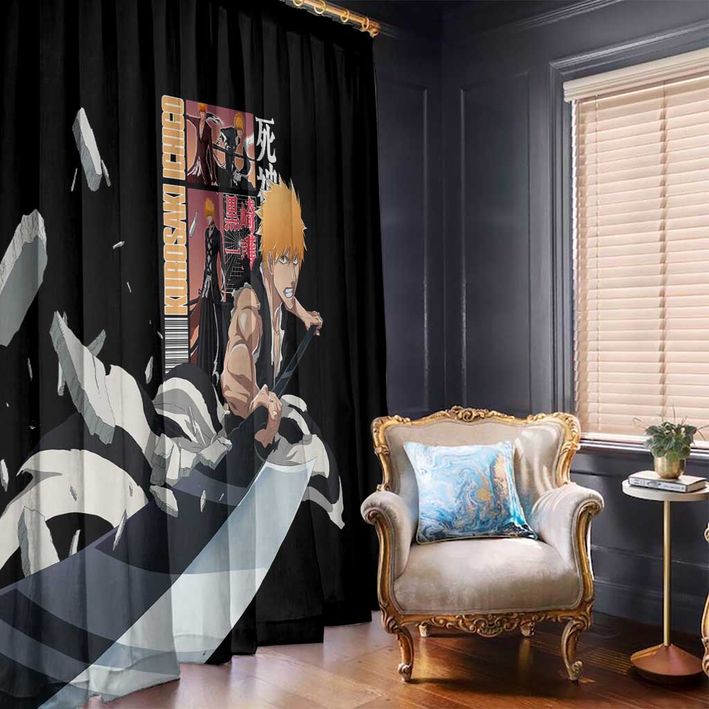 Kurosaki Ichigo TYBWA V3 Bleach Window Curtain Anime Style