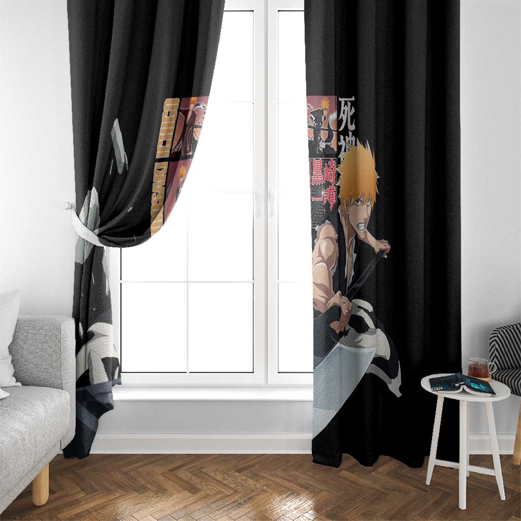 Kurosaki Ichigo TYBWA V3 Bleach Window Curtain Anime Style