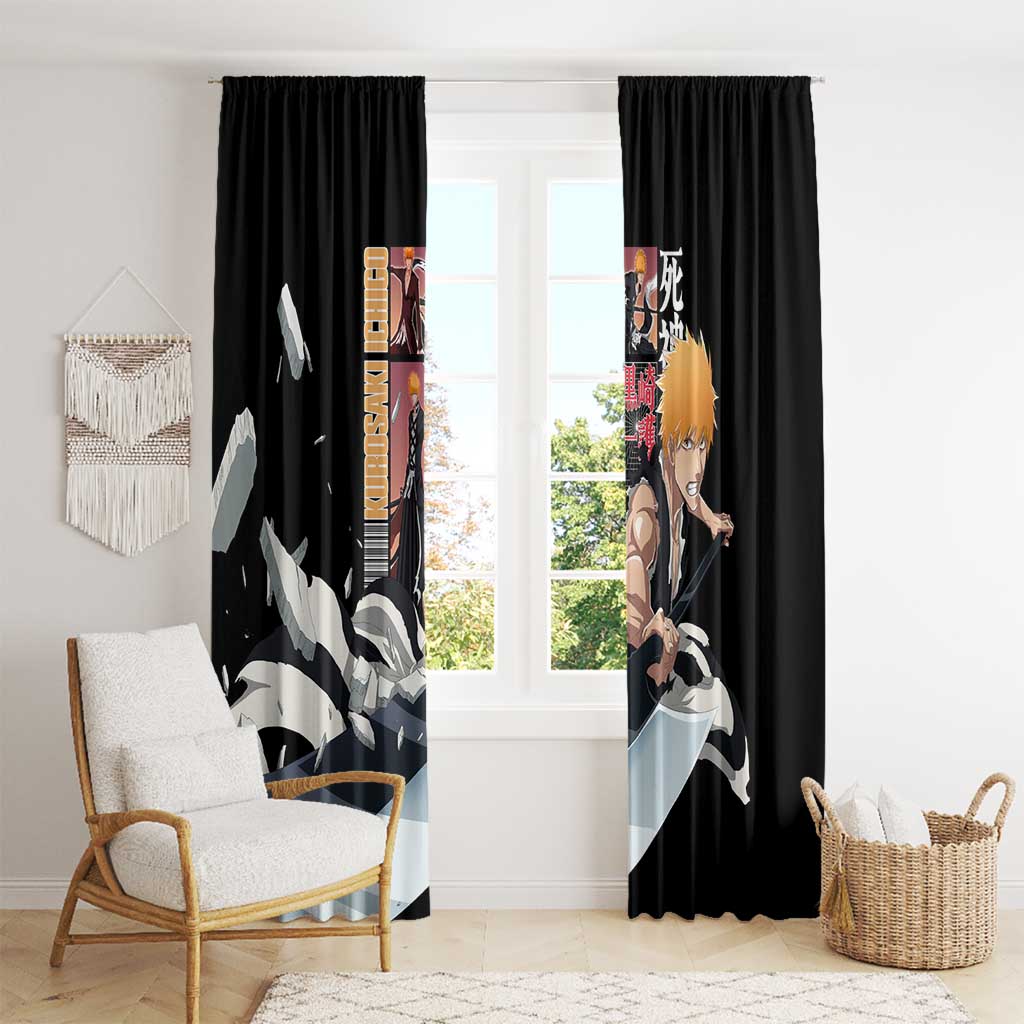 Kurosaki Ichigo TYBWA V3 Bleach Window Curtain Anime Style
