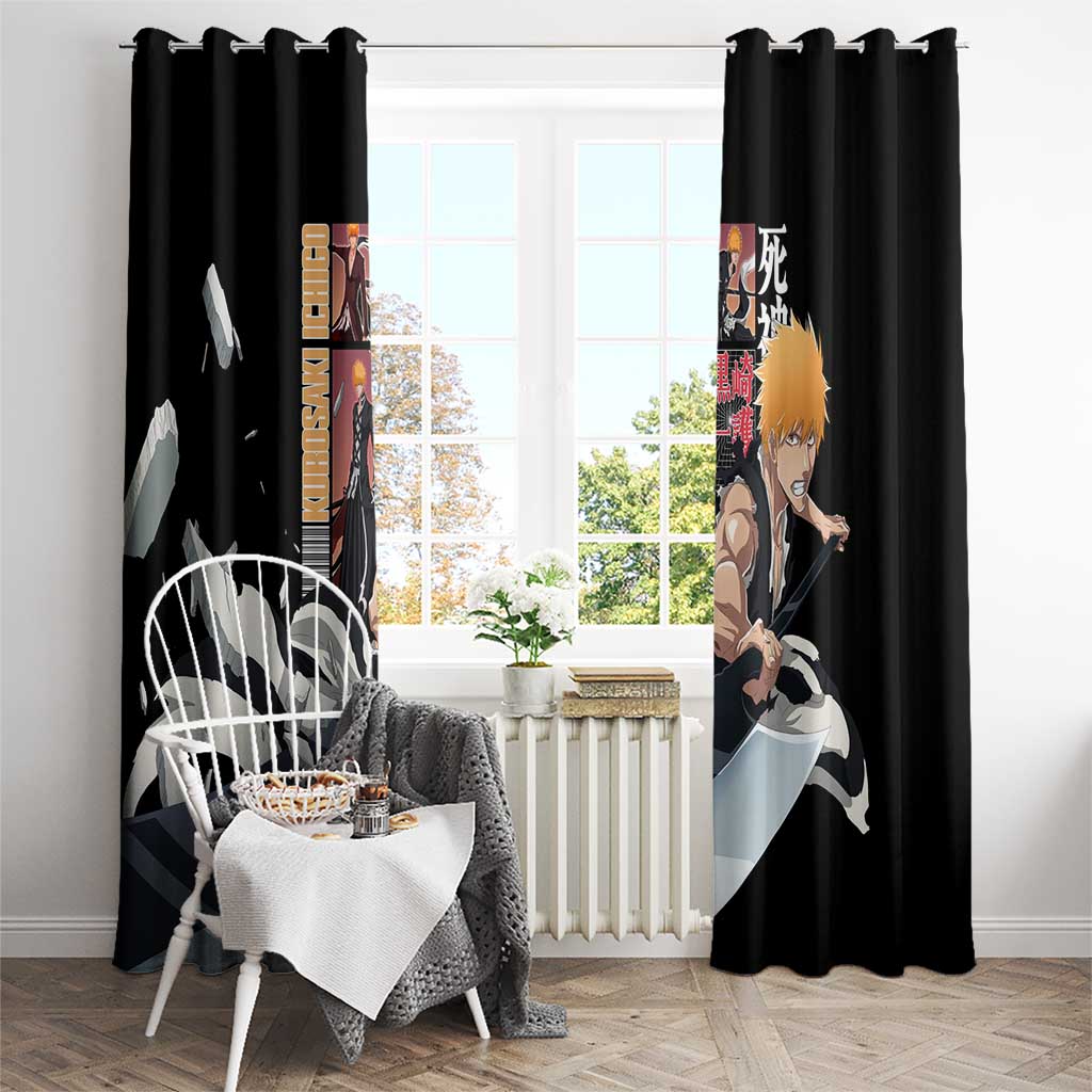 Kurosaki Ichigo TYBWA V3 Bleach Window Curtain Anime Style