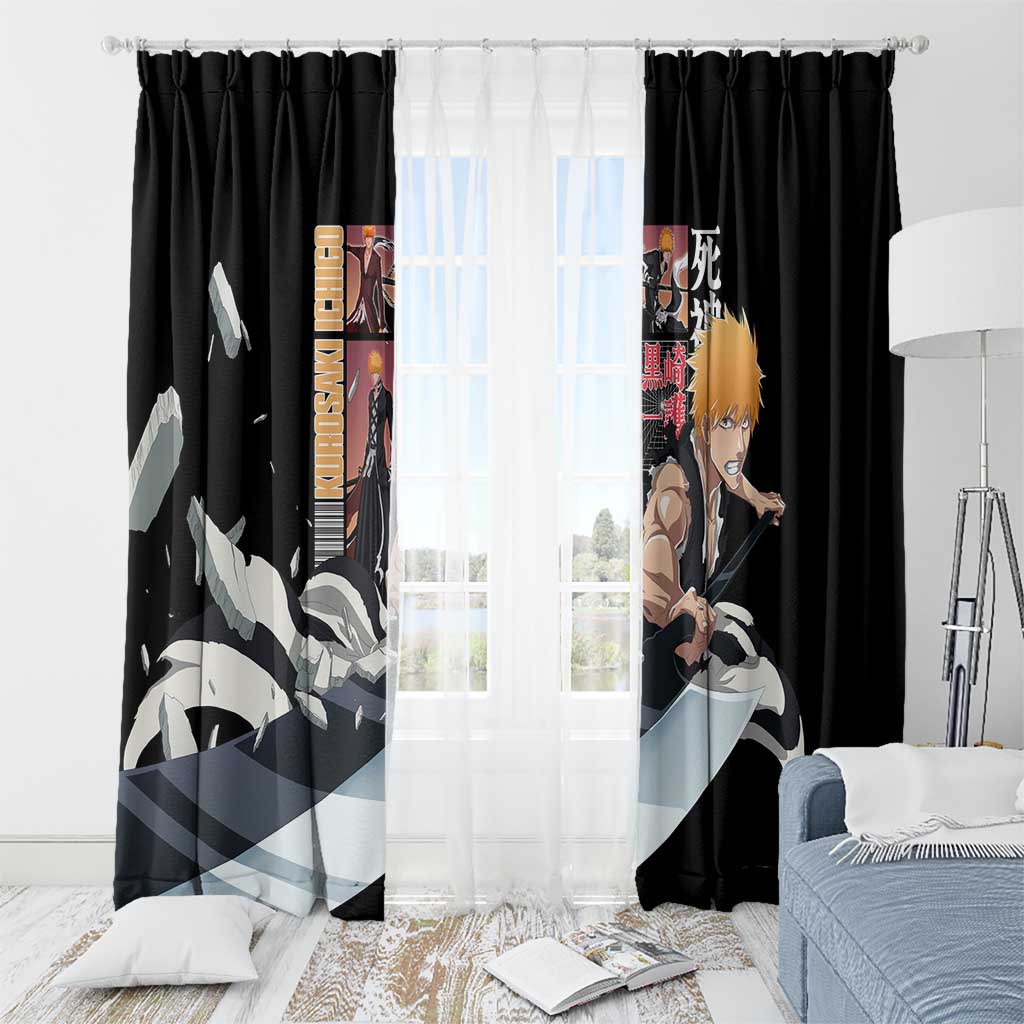 Kurosaki Ichigo TYBWA V3 Bleach Window Curtain Anime Style
