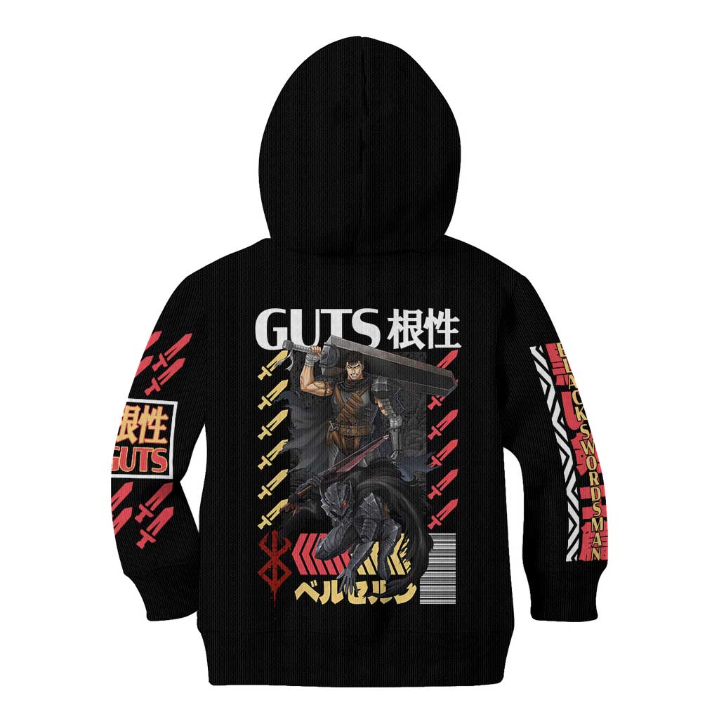Guts V2 Berserk Ball Kid Hoodie Anime Style