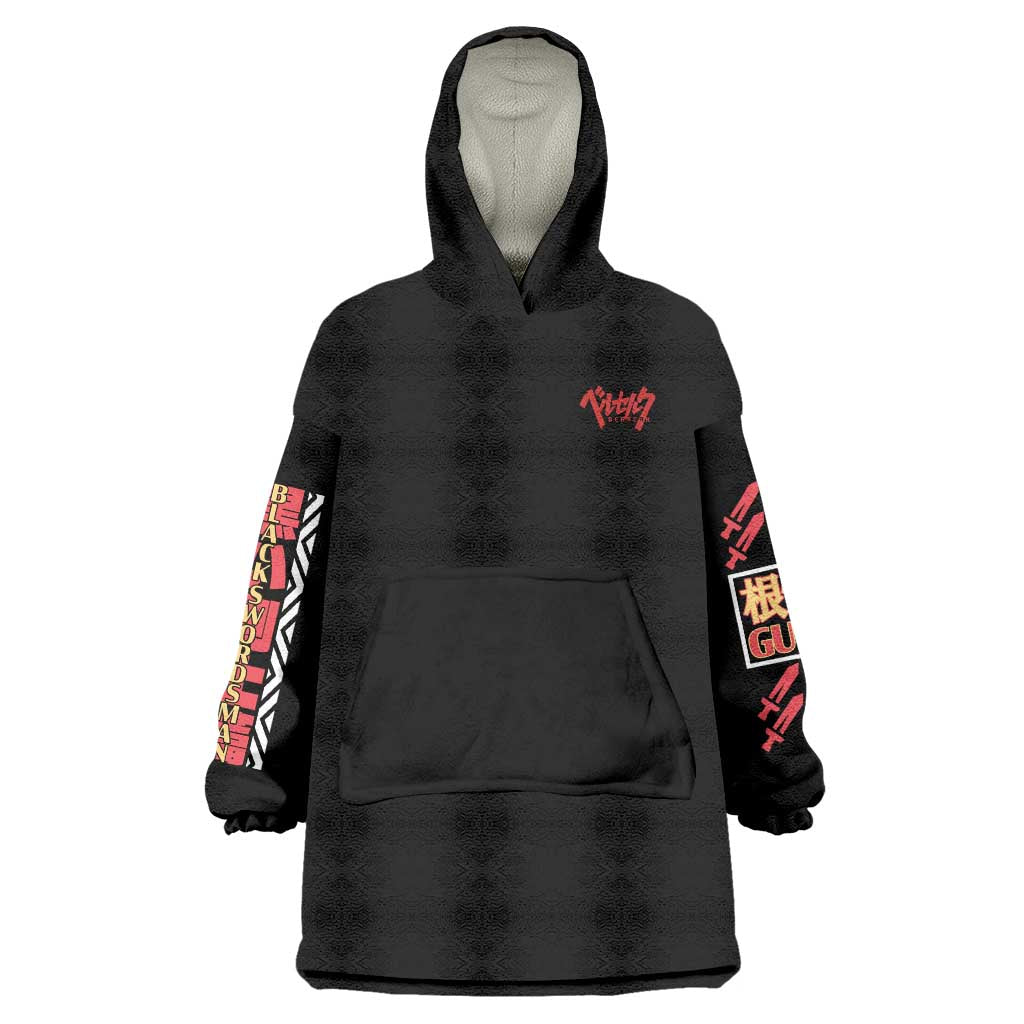Guts V2 Berserk Ball Wearable Blanket Hoodie Anime Style