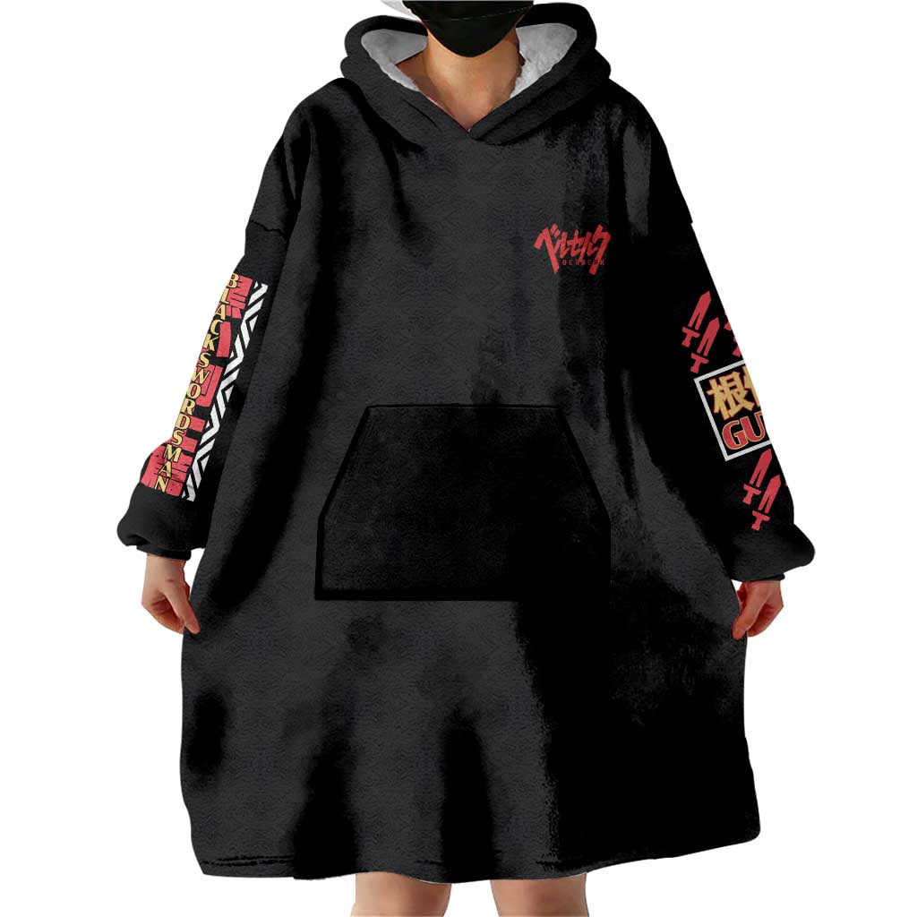 Guts V2 Berserk Ball Wearable Blanket Hoodie Anime Style