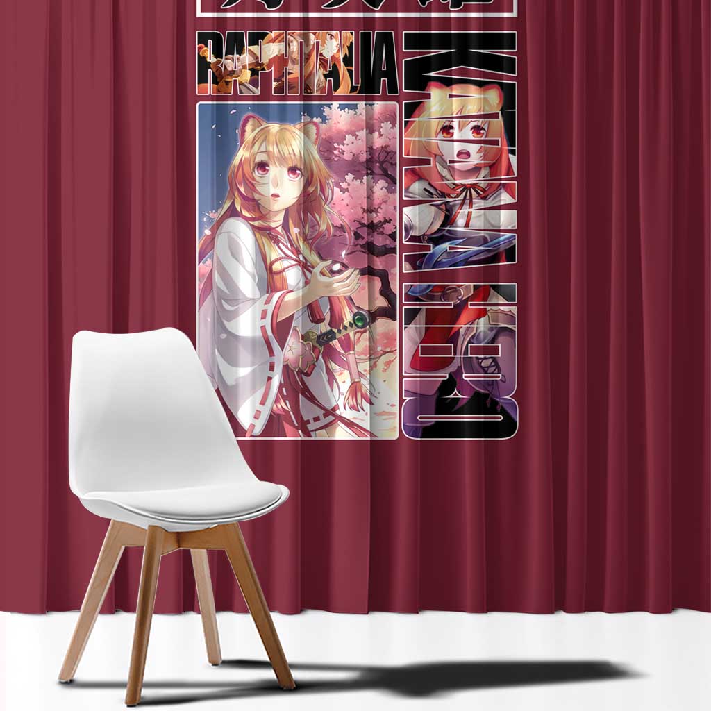 Raphtalia The Rising of the Shield Hero Window Curtain Anime Style