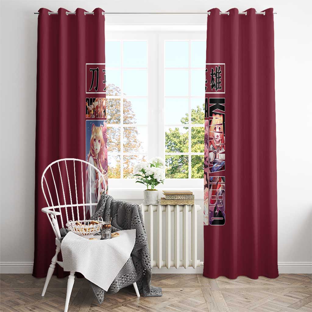 Raphtalia The Rising of the Shield Hero Window Curtain Anime Style