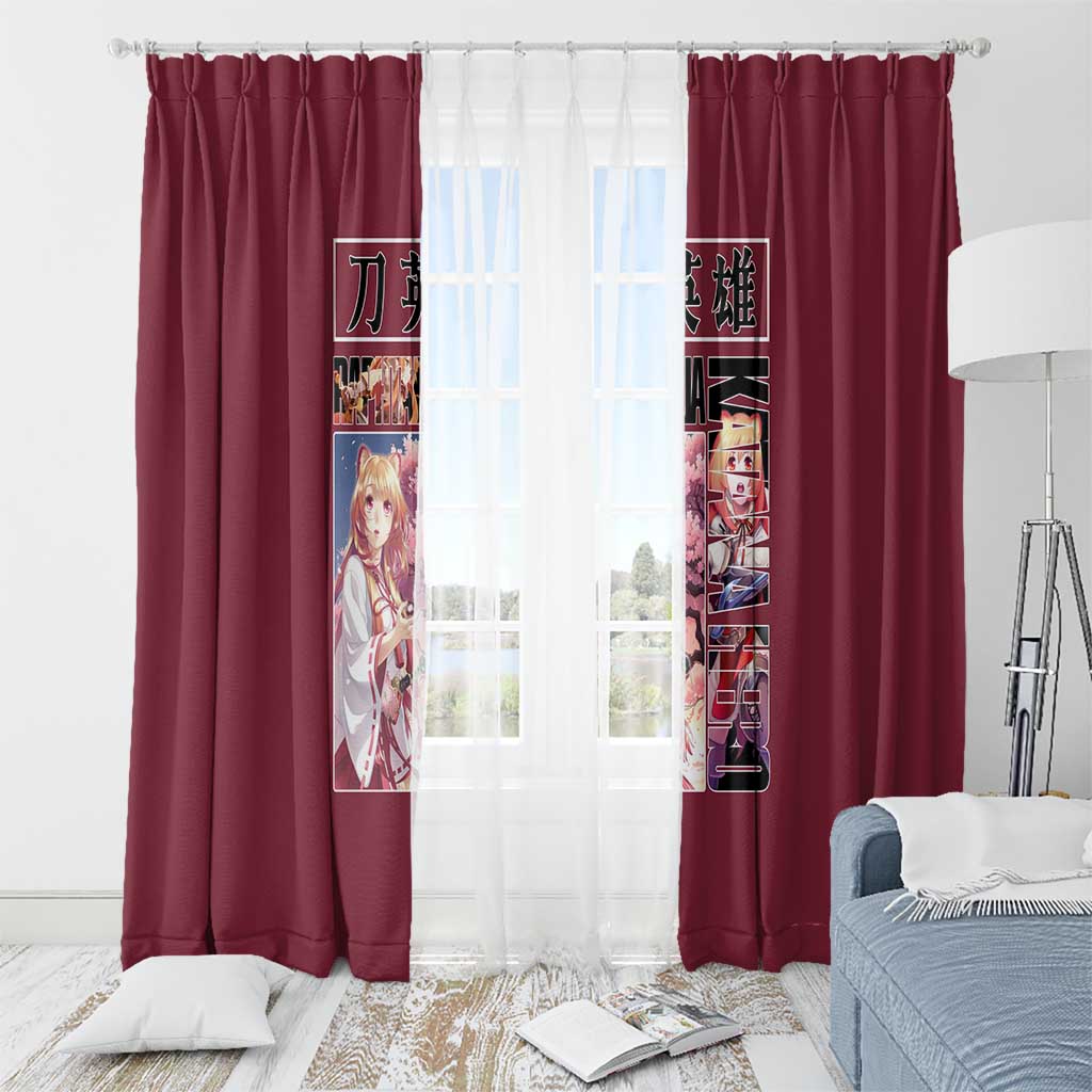 Raphtalia The Rising of the Shield Hero Window Curtain Anime Style
