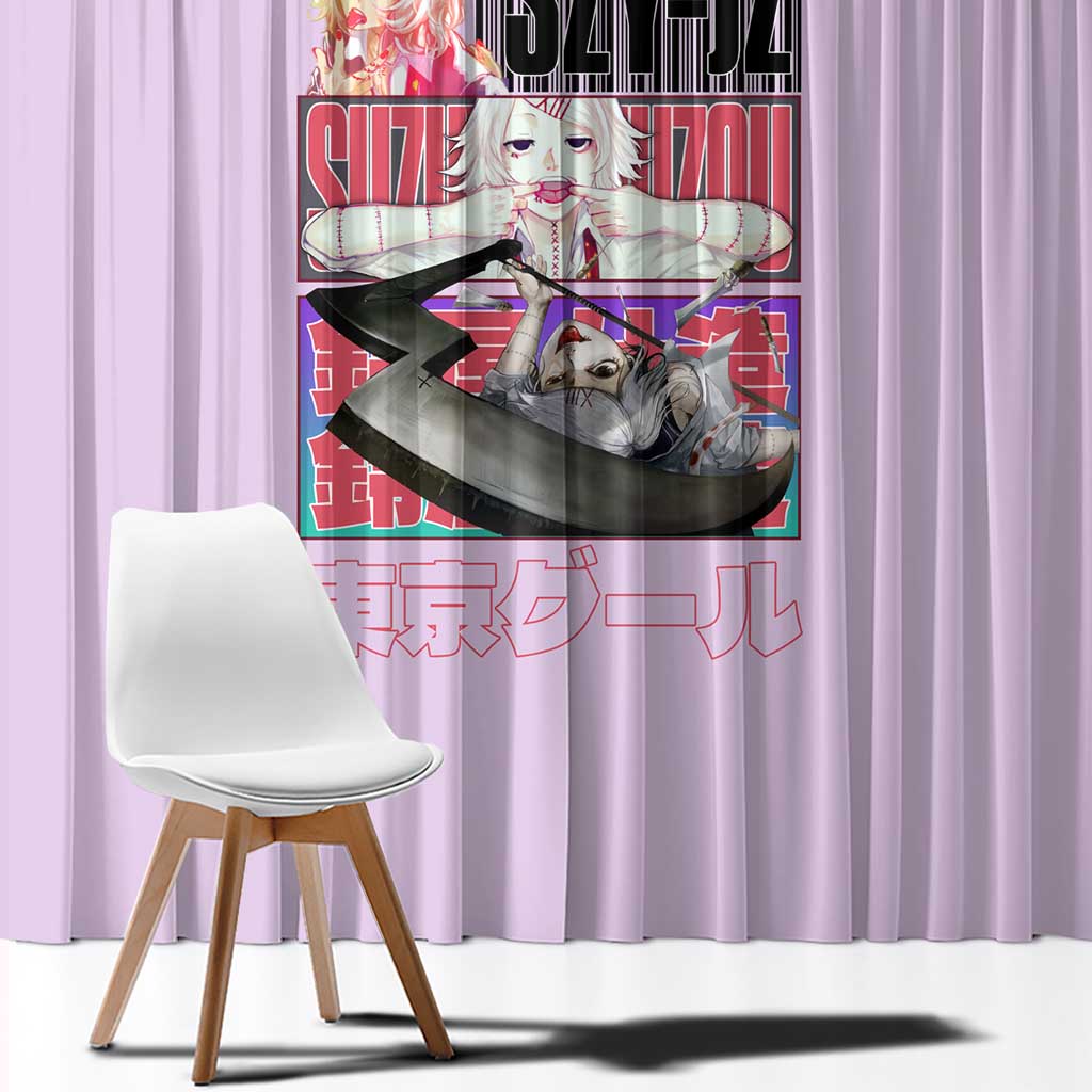 Suzuya Juuzou Tokyo Ghoul Window Curtain Anime Style