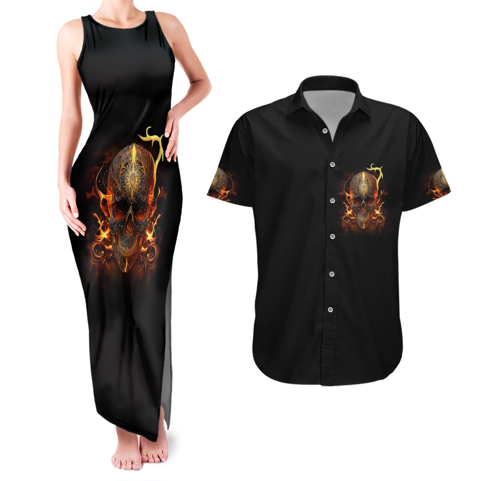 did-i-piss-you-off-skull-filagree-couples-matching-tank-maxi-dress-and-hawaiian-shirt