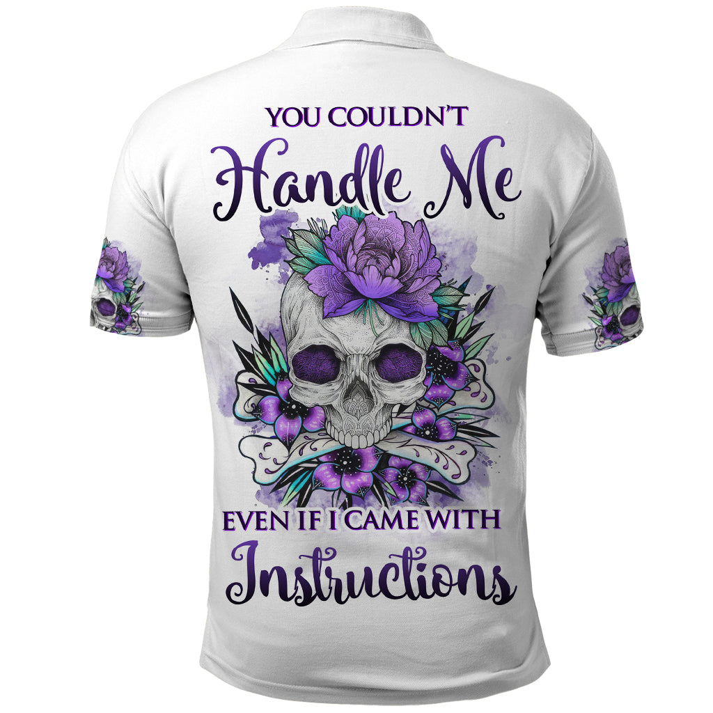 you-couldnt-handle-me-skul-polo-shirt