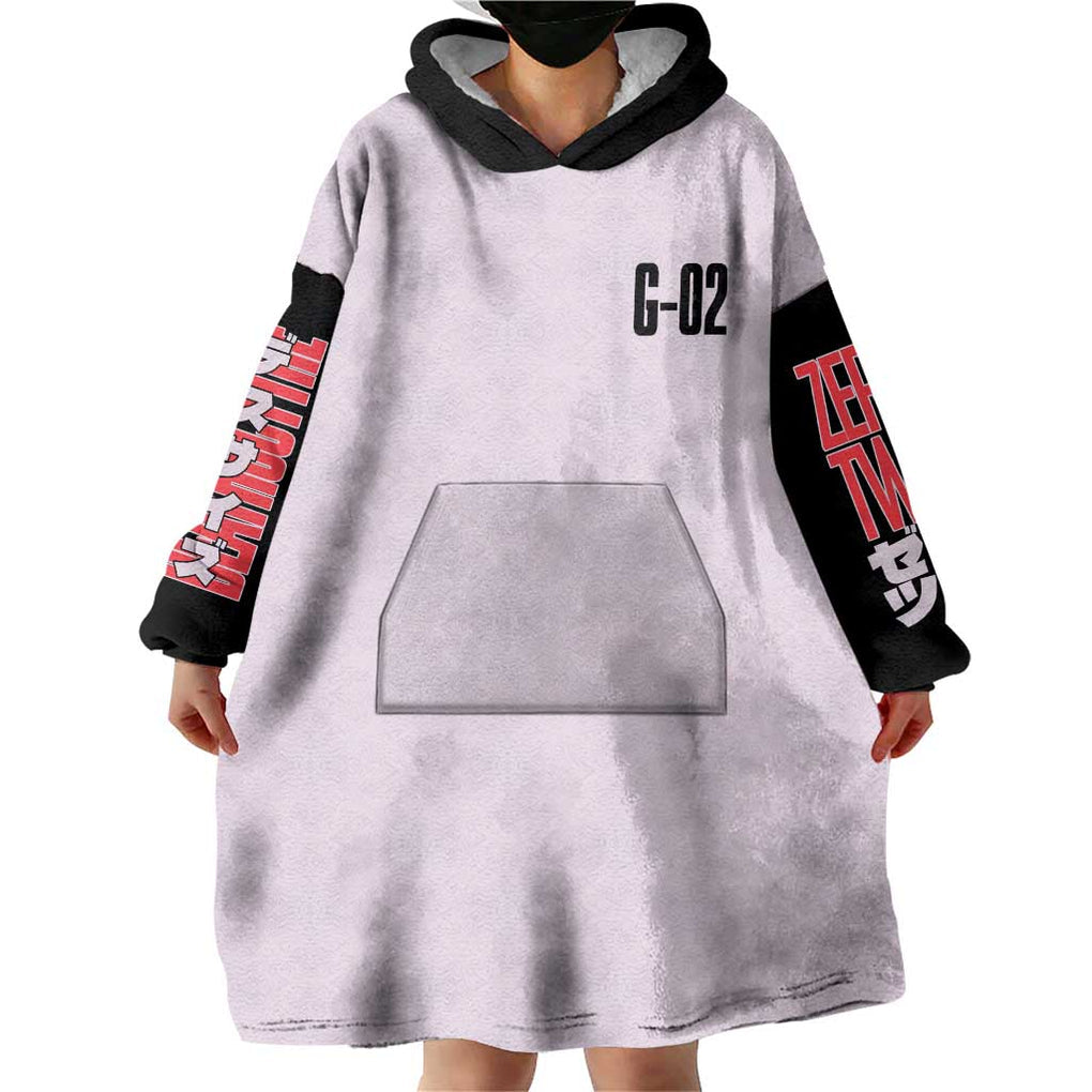 Deathscythe x Duo Maxwell Gundam Wing Endless Waltz Wearable Blanket Hoodie Anime Style