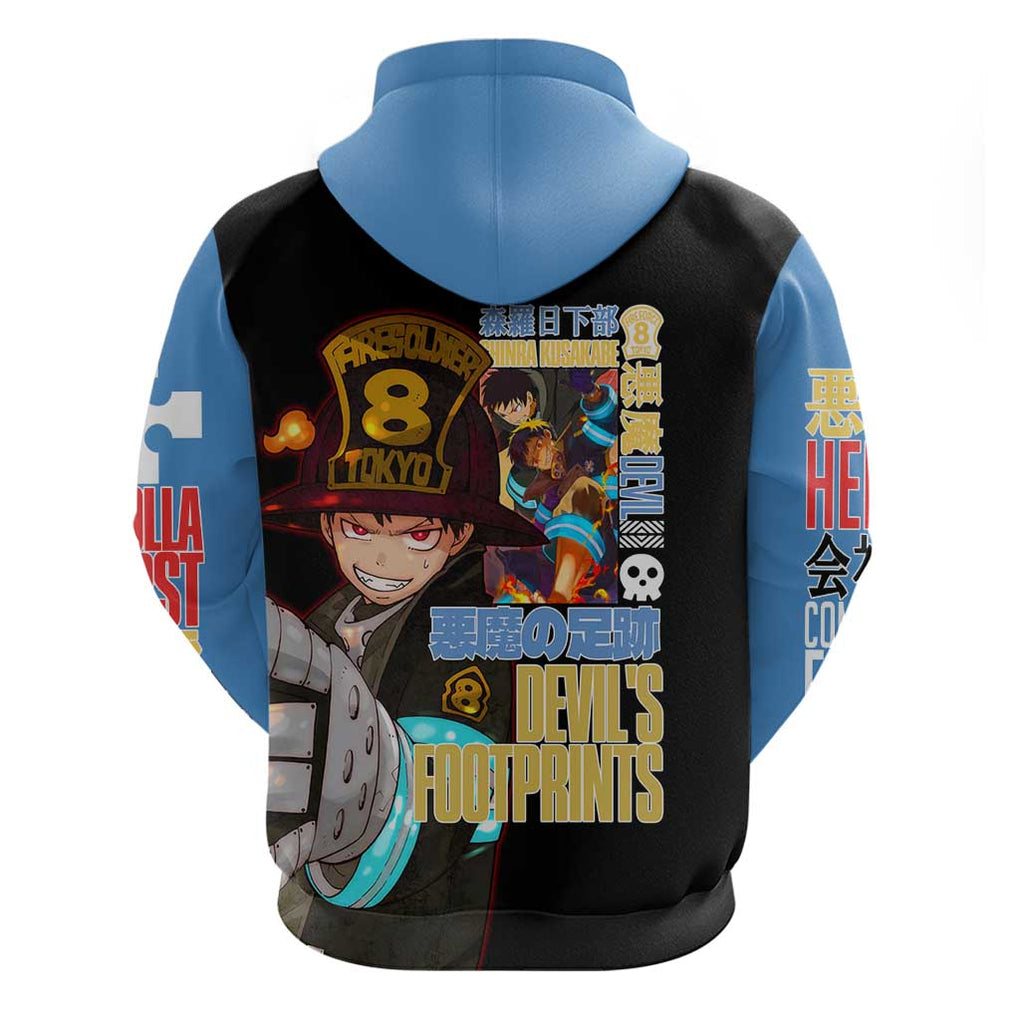 Shinra Kusakabe Fire Force Hoodie Anime Style