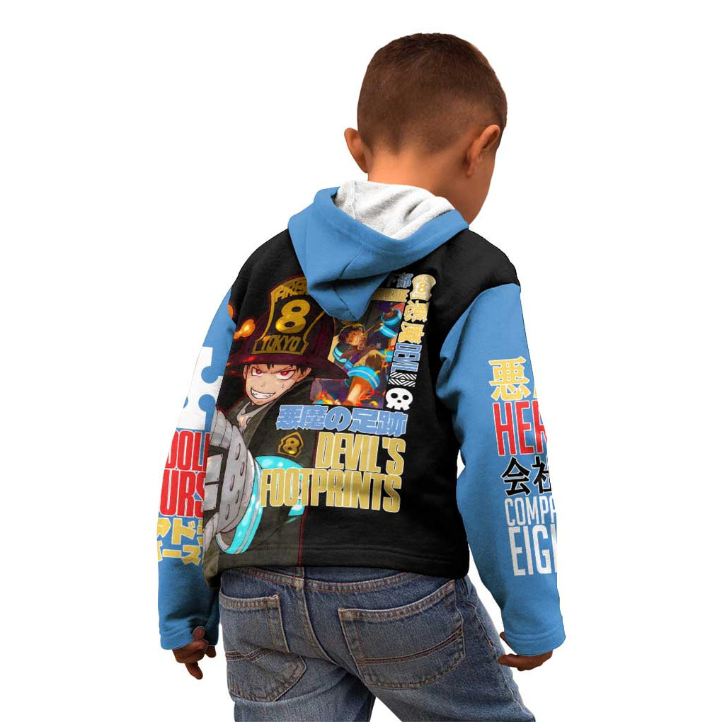 Shinra Kusakabe Fire Force Kid Hoodie Anime Style