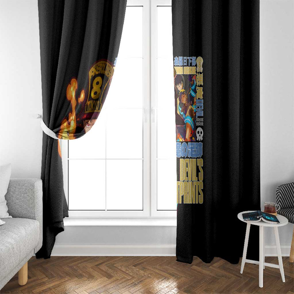 Shinra Kusakabe Fire Force Window Curtain Anime Style