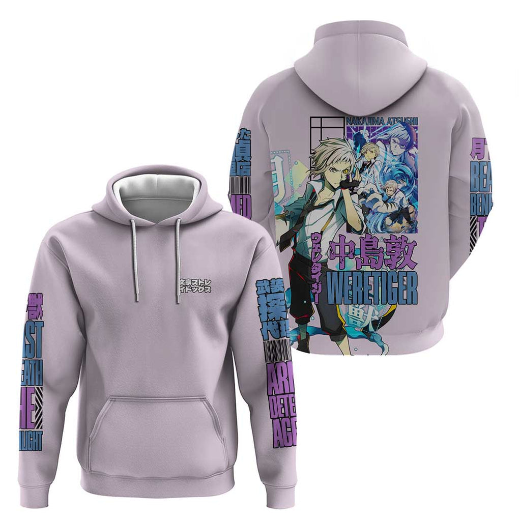 Nakajima Atsushi Bungou Stray Dogs Hoodie Anime Style