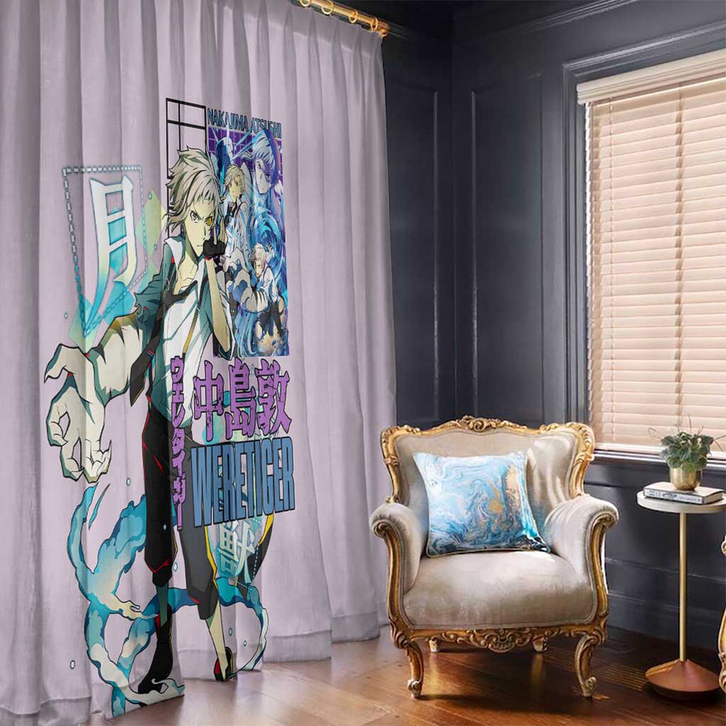 Nakajima Atsushi Bungou Stray Dogs Window Curtain Anime Style