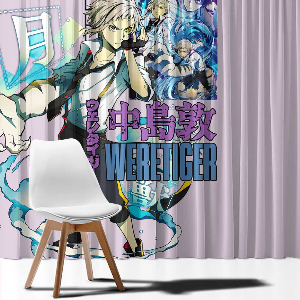 Nakajima Atsushi Bungou Stray Dogs Window Curtain Anime Style