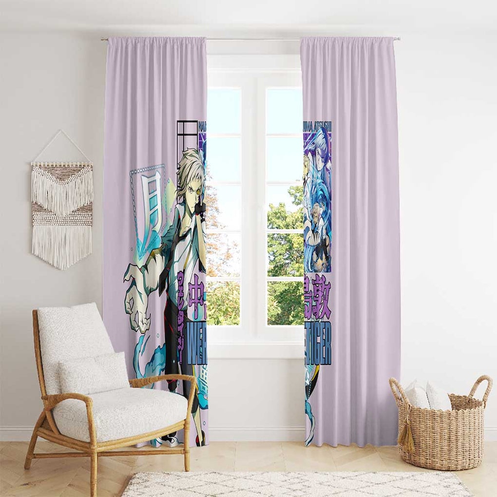 Nakajima Atsushi Bungou Stray Dogs Window Curtain Anime Style