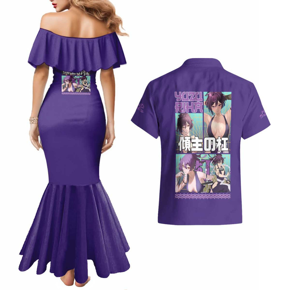 Yuzuriha Hell’s Paradise Couples Matching Mermaid Dress and Hawaiian Shirt Anime Style