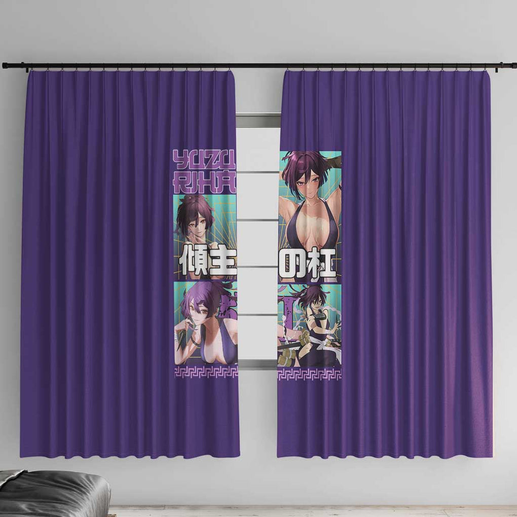 Yuzuriha Hell’s Paradise Window Curtain Anime Style