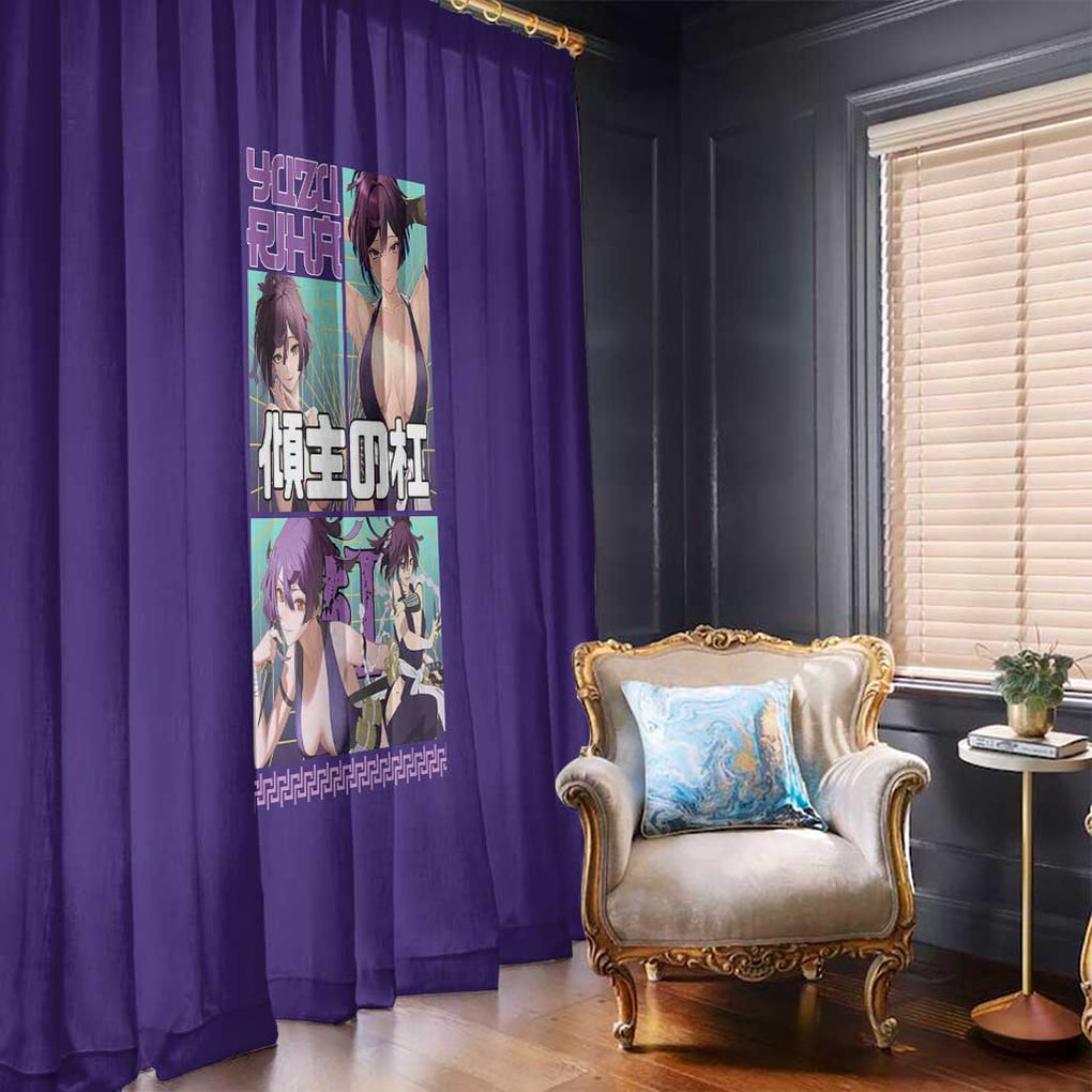 Yuzuriha Hell’s Paradise Window Curtain Anime Style