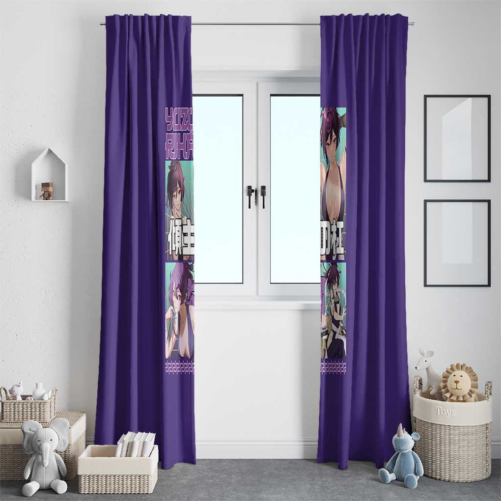 Yuzuriha Hell’s Paradise Window Curtain Anime Style