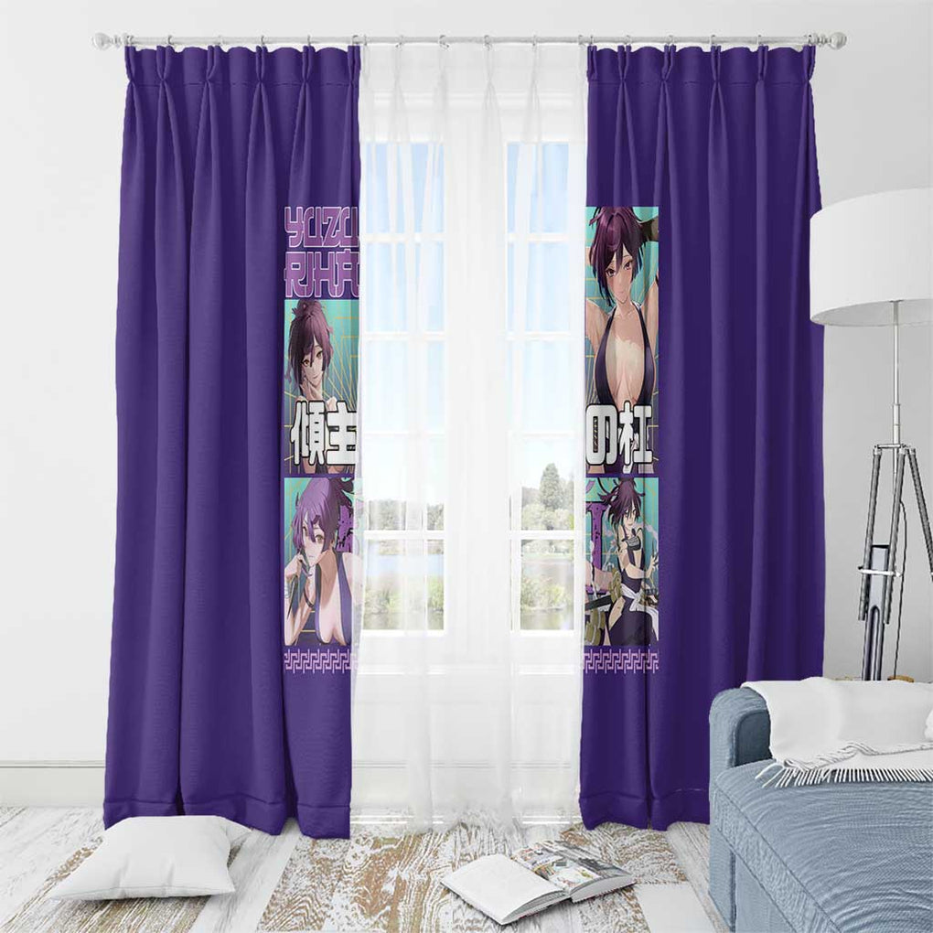 Yuzuriha Hell’s Paradise Window Curtain Anime Style